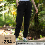 VANS范斯官方 情侣针织长裤温柔墨黑色宽松休闲 黑色 M