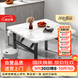 木双福可折叠桌子餐桌家用小户型出租屋用便携吃饭四方桌麻将桌户外摆摊