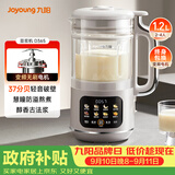 九阳（Joyoung）变频轻音降噪豆浆机1.2L容量2-4人营养古法浆智能全自动多功能免煮免滤破壁机榨汁机DJ12X-D365
