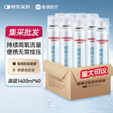 维德（WELLDAY）氧气瓶便携式供氧器孕妇老人高原旅游应急鼻吸式氧气罐1400ml*40