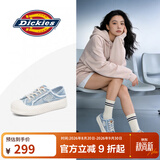 Dickies女士帆布鞋潮流休闲鞋子布鞋低帮百搭平底鞋 水洗蓝 37