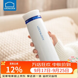 乐扣乐扣（LOCK&LOCK）不锈钢情侣学生保温杯菲特旋转盖轻量杯450ml白蓝 LHC4131WB