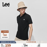 Lee标准版防晒紫外线刺绣logo凉感短袖男女同款情侣polo衫休闲潮