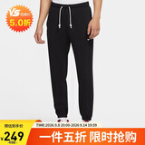 耐克NIKE男运动裤春夏保暖针织束脚休闲卫裤CK6366-010黑XL