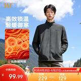 361°外套男春季摇粒绒开衫运动内胆长袖加绒卫衣服抓绒衣652533602-3