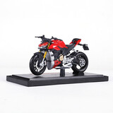 美驰图1:18 摩托车 模型 机车川崎h2r模型 玩具 仿真 跑车男生礼物 杜卡迪 super nake v4s