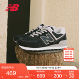 NEW BALANCE秋季男女情侣同款复古黑色户外运动休闲鞋574系列ML574EVB 37