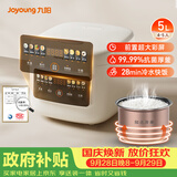九阳（Joyoung）5升家用大容量4~5人微压电饭煲电饭锅28分钟冷水快饭前置彩屏9大功能菜单大火力熬煮F-50FZ515