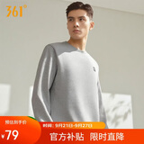361°卫衣男款秋季户外运动休闲上衣跑步圆领宽松长袖外套青少年