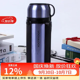 乐扣乐扣（LOCK&LOCK）保温壶304不锈钢保温保冷水壶户外露营旅行壶1.8L蓝色