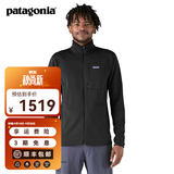 巴塔哥尼亚（Patagonia）男士保暖透气弹力R1立领夹克抓绒衣开衫 R1 Jkt 40129 BLK 抓绒摩擦易起球浮绒 XS 165/170(CM) 50/59(KG)