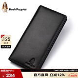 暇步士（Hush Puppies）男士钱包真皮休闲钱包长款钱包多卡位钱夹生日礼物送男友实用
