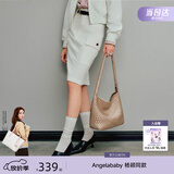 纽芝兰（NUCELLE）Angelababy同款织趣编织包女2026新通勤女士单肩托特包生日礼物