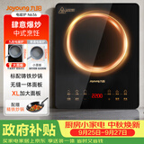 九阳（Joyoung）电磁炉家用电磁灶电池炉2200W一键爆炒定时功能大面板易操作一套带锅C22S-N636