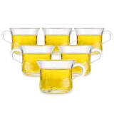 紫丁香 茶杯玻璃杯奶茶咖啡杯加厚耐热套装（六只装）WJJD510-6