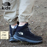 北面（The North Face）童鞋儿童运动鞋徒步鞋防水透气|7W5V KX7/黑色 36 鞋长22.5cm