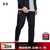 安德玛（Under Armour）UA秋冬Vital男子梭织运动休闲长裤1352031 黑色001 2XL