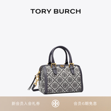 Tory Burch 汤丽柏琦T MONOGRAM 迷你提花波士顿酒桶包TB 82939 Tory 海军蓝  405