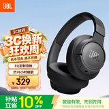 JBL TUNE 720BT 头戴式蓝牙耳机 手机电脑游戏音乐耳麦 超长续航 男生礼物 深空黑