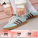 adidas「T头鞋」VL COURT CLASSIC板鞋德训鞋男女阿迪达斯轻运动   浅闪光蓝/棕色/淡绿 (推荐女生买小半码)   38