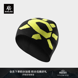 凯乐石保暖针织帽 KF2467504 玄青黑/青柠绿 均码