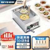 碧野（BIYE）台式煮面炉商用 煮面机电热煮粉煮面桶麻辣烫汤河粉关东煮云吞饺子锅 豪华款2孔煮面炉 BY-HHZML02