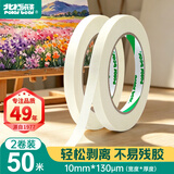 北极熊（Polar bear） 美纹纸胶带 10mm*50m 2卷 美术美工分色 拼豆豆工具装修遮蔽美缝纸贴膜刷漆保护无痕贴胶MK-152