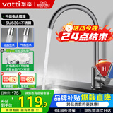 华帝（VATTI）水龙头厨房不锈钢水龙头冷热双控 旋转洗菜盆洗碗盆龙头 061100H