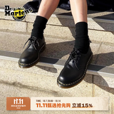 马丁博士（Dr.Martens）1461 Vegan 爆款百搭通勤时尚皮鞋单鞋 黑色 36
