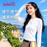 班尼路（Baleno）速干长袖t恤女夏2026早秋新款7A抗菌运动跑步骑行瑜伽健身服上衣