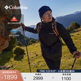 Columbia蒋奇明同款哥伦比亚男女银点700蓬鸭绒三合一防水冲锋衣XE5418 010 黑色 M(175/96A)