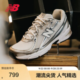 NEW BALANCE运动鞋男女同款秋季缓震透气轻便休闲老爹鞋740系列U740WN2 38