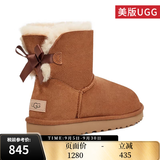 UGG美版 女士防泼水防污涂层雪地靴经典贝莉短靴 1016501 栗子棕色 37