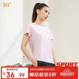 361°短袖女t恤夏季新款速干衣运动跑步宽松瑜伽服上衣服662424126H-5
