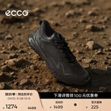 爱步（ECCO）户外运动鞋男鞋 秋季款徒步登山越野拼接休闲鞋 奥途824334 HL 黑色82433451094 （批次随机发货） 40 (255mm) （尺码偏大，建议拍小一码）