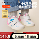 卡特兔宝宝学步鞋秋季户外小K盾机能鞋男女童宝宝幼儿园小白鞋X3CE016