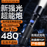 神火（SupFire）强光手电筒迷你小型家用超亮长续航防水LED远射防身户外照明灯