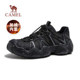 骆驼（CAMEL）云山1代户外秋冬徒步登山休闲丑萌鞋男加绒 G15S076104R 黑色 38