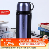 乐扣乐扣（LOCK&LOCK）保温壶304不锈钢保温保冷水壶户外露营旅行壶1.5L蓝色
