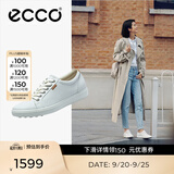 爱步（ECCO）板鞋女 时尚潮流百搭简约经典平底鞋日常休闲板鞋女 柔酷430003 白色43000301007 38 （偏小，建议选大一码）