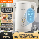 苏泊尔（SUPOR）电水壶 烧水壶 保温 多段调温恒温水壶 母婴调奶器 304不锈钢一体内胆电热水壶 SW-17J83A