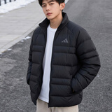 阿迪达斯（adidas）棉服男装 2026秋冬新款户外保暖运动服潮流时尚休闲加厚夹克外套 KF2710/黑色/立领 M