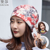 黛莎 包头帽女春秋睡帽空调帽套头帽潮头巾帽透气薄款月子帽 26号色