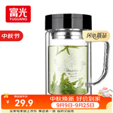 富光双层玻璃杯高硼硅男女士办公大容量茶水分离耐热泡茶水杯子带把手