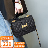YUYULA牛皮包包女包斜挎包品牌轻奢手提链条包生日礼物高级感送女友老婆