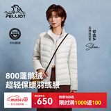 伯希和（Pelliot）轻薄排骨羽绒服女防风外套800蓬鹅绒保暖男冲锋衣内胆12340822米M