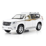 DOUBLE HORSES柳州五菱货车别克GL8合金汽车宋滴滴模型宏光六开门模型仿真合金 丰田普拉多白（4开门）