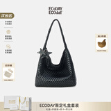ECODAY包包女包2026新款原创设计经典编织包大容量托特包通勤包生日礼物