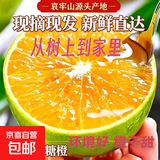 正宗湖北伦晚脐橙新鲜现摘当季水果彩箱5斤10斤送礼京东快递 净重4.5斤（60-70mm带箱5斤小果）