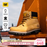 CAT卡特秋季户外鞋休闲时尚男靴工装靴明星款经典大黄靴登山鞋 经典款 40